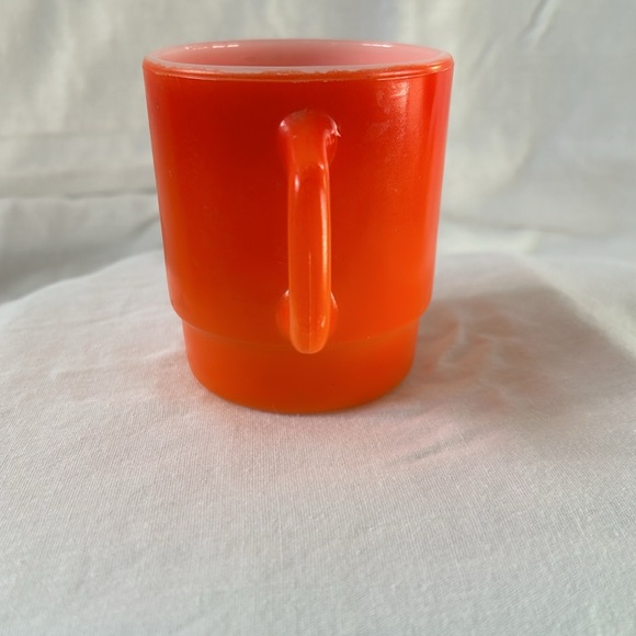 Vintage Fire King Ware mug orange - Picture 5 of 5